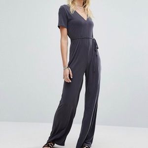 Honey Punch gray jumpsuit